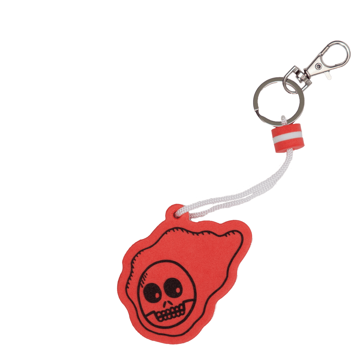 sumibu floating terry keychain red front