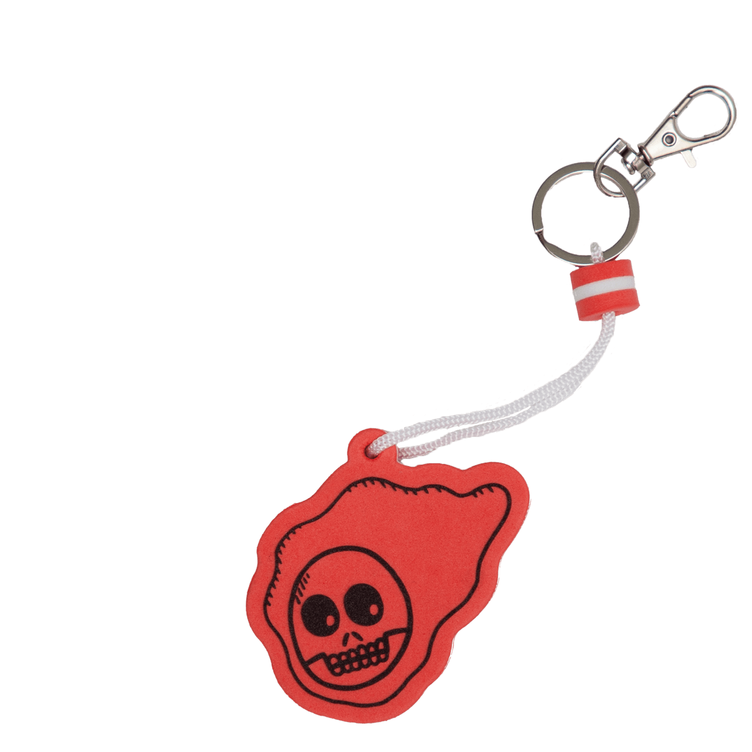 sumibu floating terry keychain red front