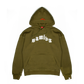 Ol' Sumibu Puff Hoodie | Army Green - Ivory