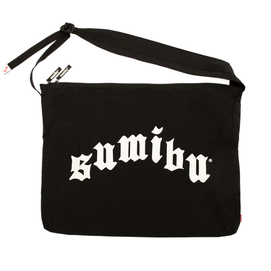 Ol' Sumibu Satchel Bag | Black - White