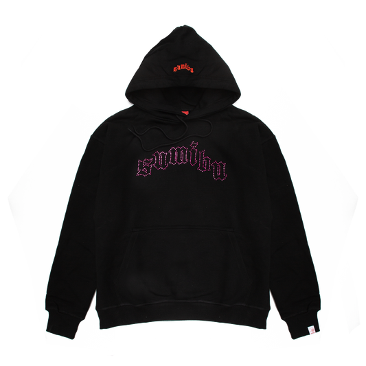 On Froze Hoodie | Black - Pink