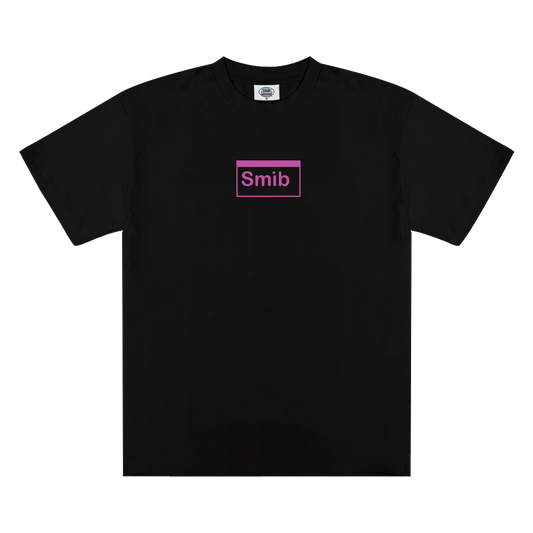 Smib FUCK OV Line Tee | Black - Pink