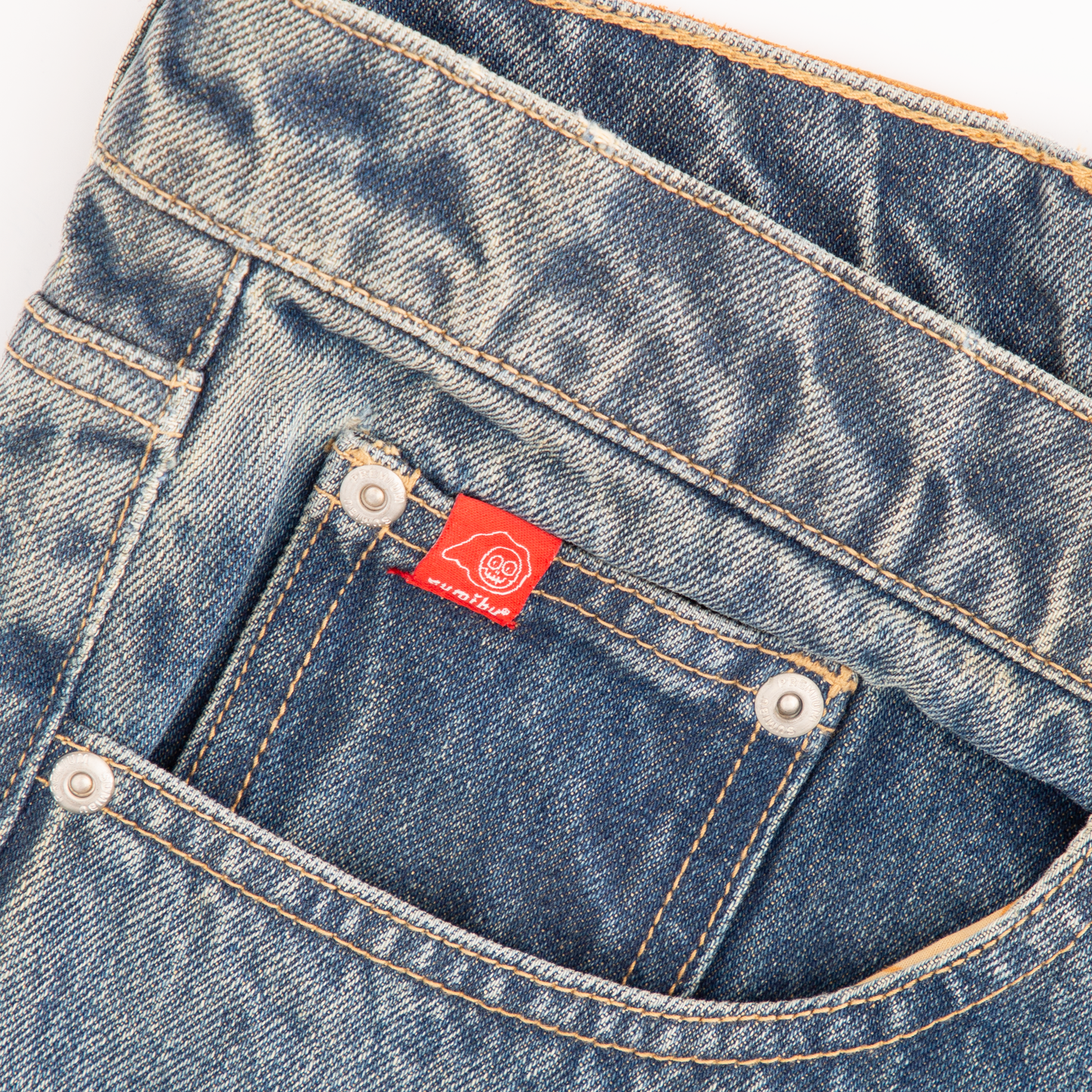 Kross kata Denim Shorts | Washed Denim Selvedge