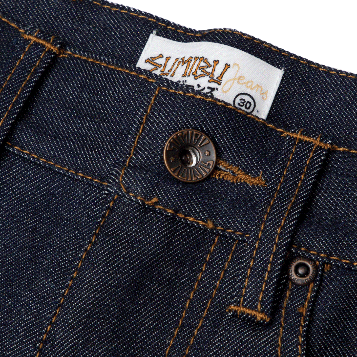 Custom Button Detail of Loot Double Seam Pants
