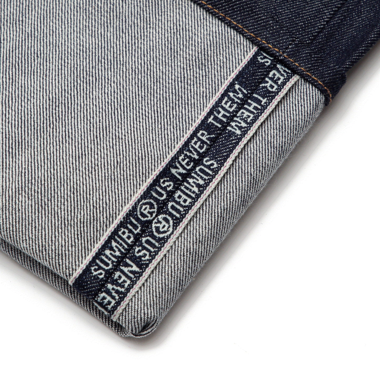 Selvedge Detail of Loot Double Seam Pants
