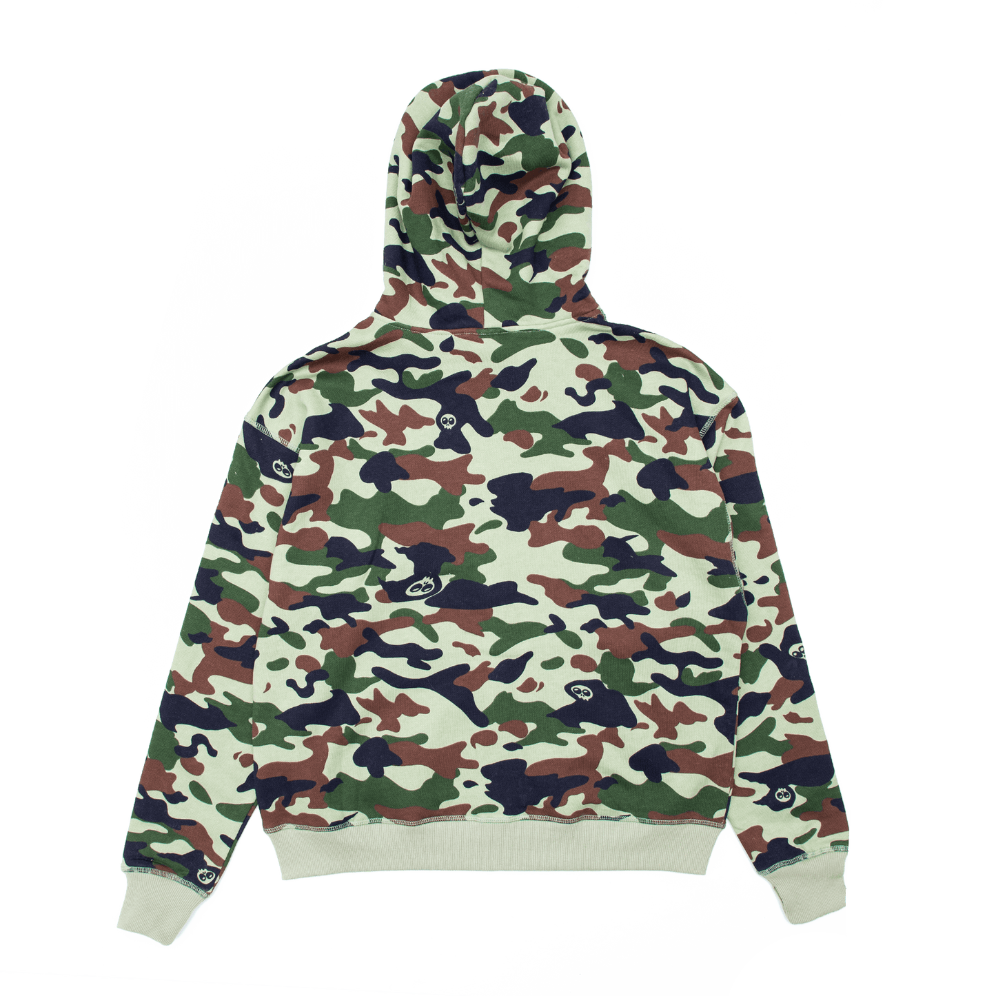 Sumibu Zip-Hoodie | Mint Camo