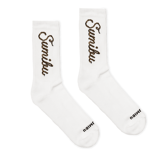 Sumibu Threads Socks | White