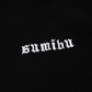 Tiny Ol' Sumibu Zip-Hoodie | Black - White