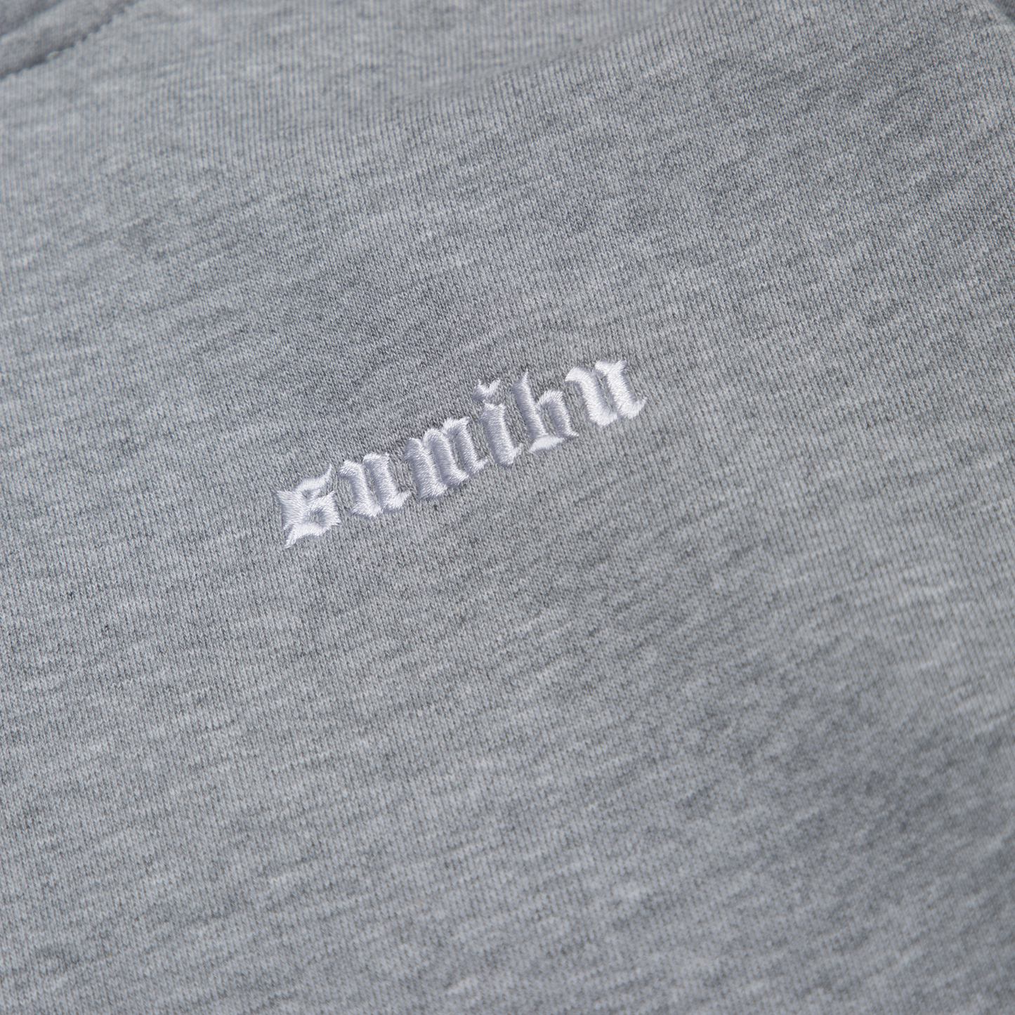 Tiny Ol' Sumibu Zip-Hoodie | Grey - White