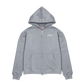 Tiny Ol' Sumibu Zip-Hoodie | Grey - White