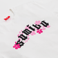 Sumibu Sakura T-shirt White Detail 